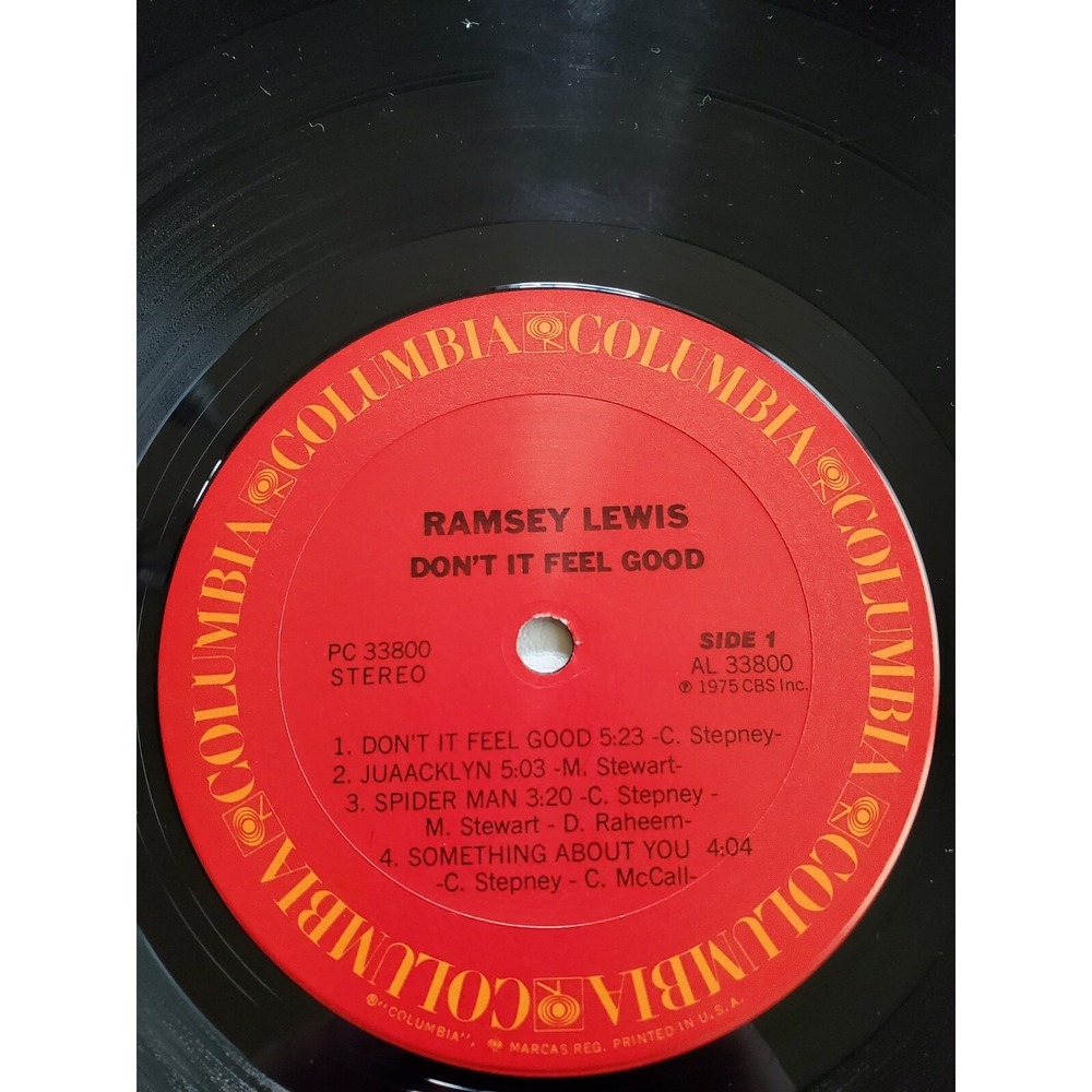 Ramsey Lewis Don't It Feel Good 1975 Columbia Records PC 33800 Tested VG - Picture 9 of 11